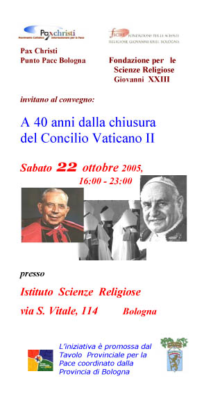 22 ottobre 2005: «A quarant'anni dalla chiusura del Concilio Vaticano II...»