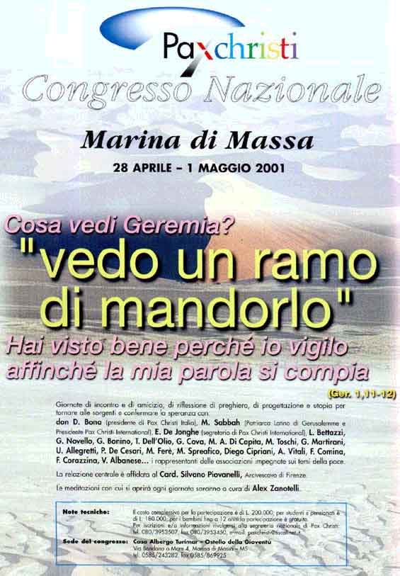 Manifesto del Congresso Nazionale di Pax Christi