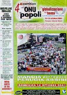Manifesto della marcia Perugia-Assisi